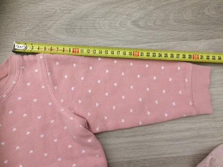 Růžové mikinky, h&m,92