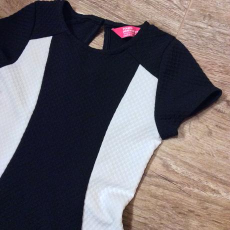 Černo-bílé šaty, young dimension,116