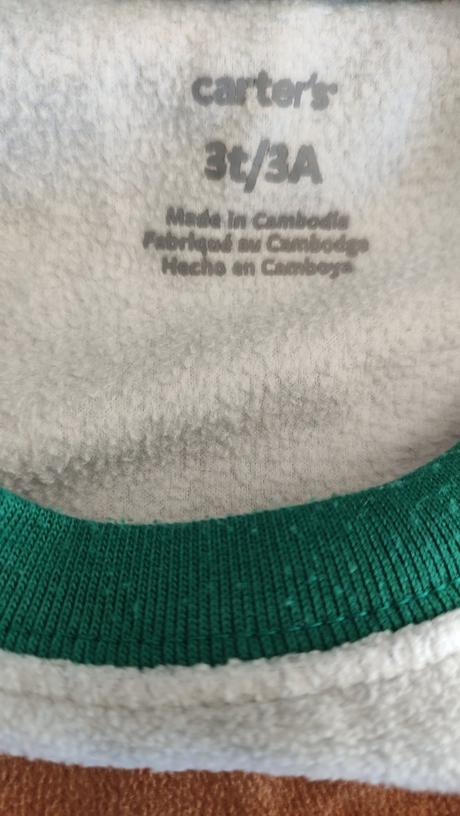 Mikina samet mrož, carter's,98