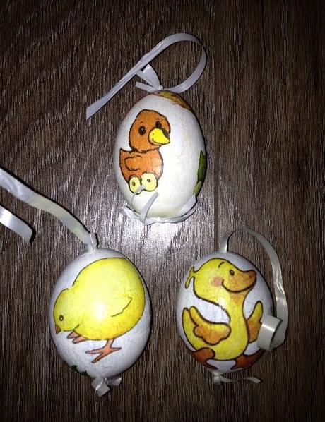 Velikonoční dekorace - 3x vajíčko, 