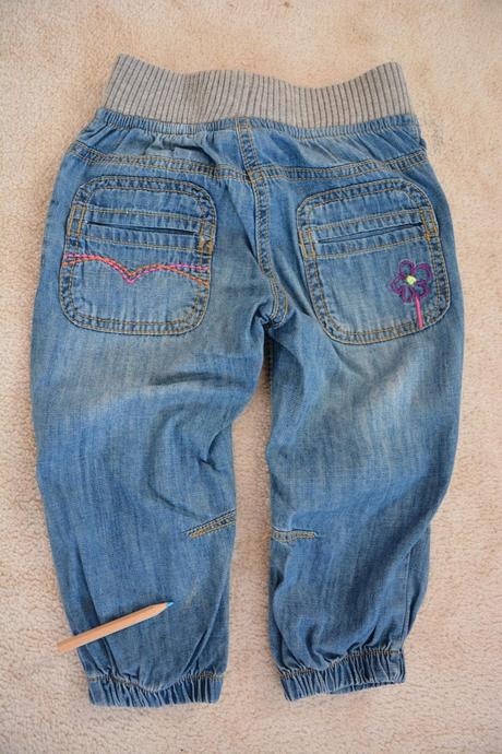 3/4 džínové kraťasy, next,110