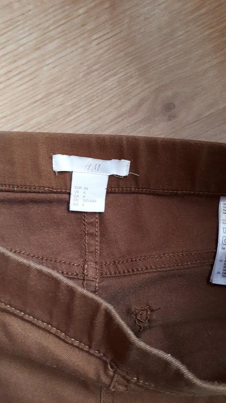 Dámské, dívčí džegíny, h&m,34