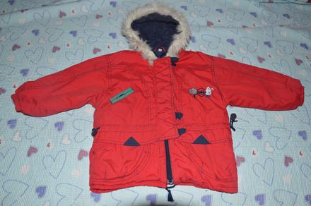 Zimní bundička s vyšívanými zvířátky, 110