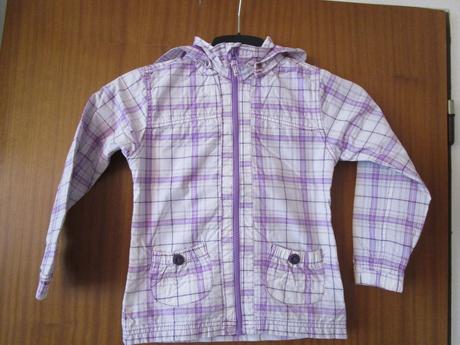 Pěkná bavl. jarní-podzimní bundička s kapucí, dopodopo,122