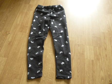 Vyteplené legíny jednorožec 6-7, primark,122