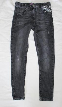 Va28 šedé skiny se dřením 8-9 let, f&f,134