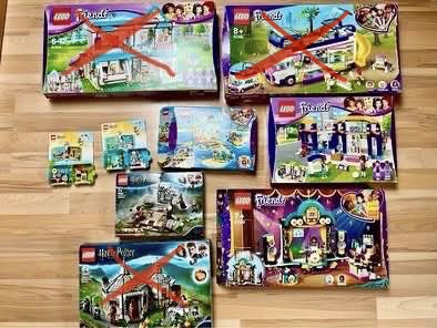 Lego friends +lego harry potter, 