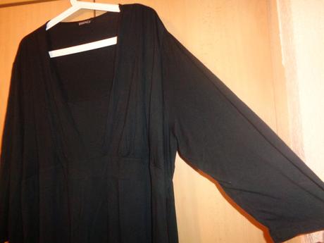Luxusní černá tunika 6xl, essence,5xl