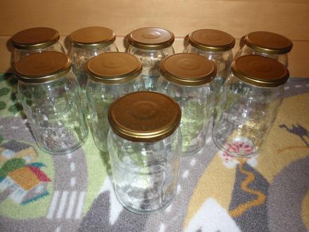 Zavařovací sklenice na zavařování 850ml 10ks.,