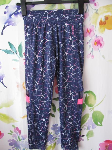 Elastické fialové legíny reebok, reebok,164