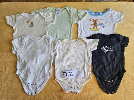 Body bodýčko krátký rukáv 3-6 měsíců 62 68 disney, disney,62