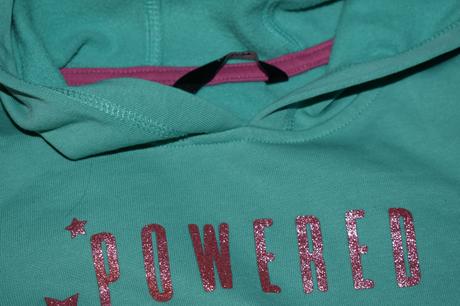 Zelená mikina george s třpytivým nápisem, 128, george,128