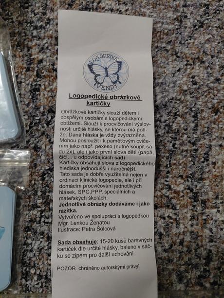 Logopedické kartičky,