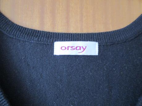 Pěkná slabší černá vesta zn. orsay, v. s-m, orsay,s