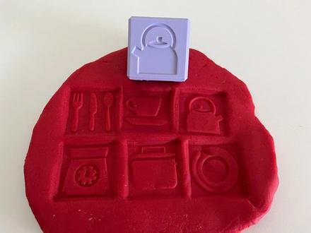 Otiskávací kostka - kuchyň, 