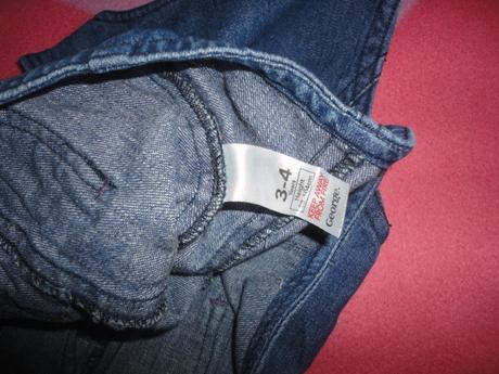 Jako nová džínová vesta george, vel. 3-4 roky, george,98