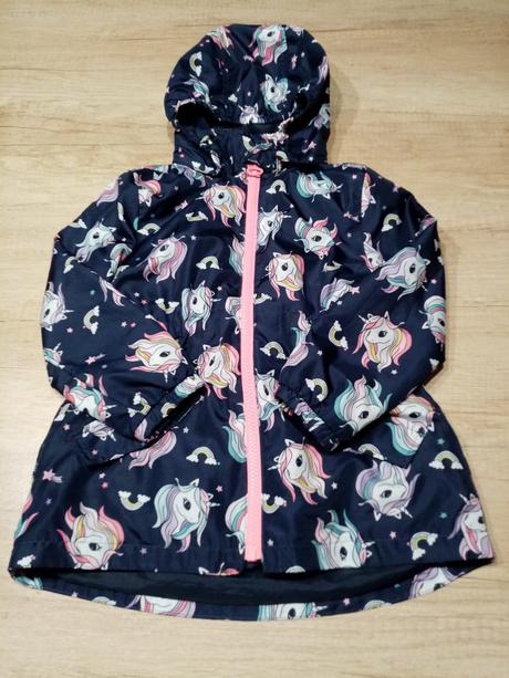 Jarní/letní bunda hm vel. 110 jednorožci, h&m,110