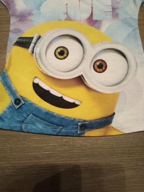 Modré triko s mimoněm, c&a,92