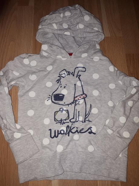 Mikina s puntíky s kapucí next 110, next,110