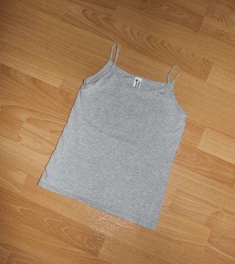 Šedé bavlněné tílko, c&a,146