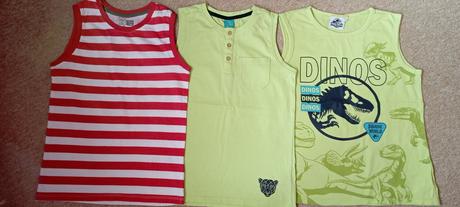 3x tílko zn."jurassic world" vel."128", 128