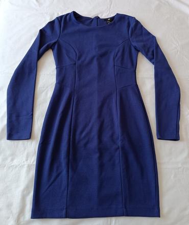 Modré šaty - h&m - xs, h&m,xs
