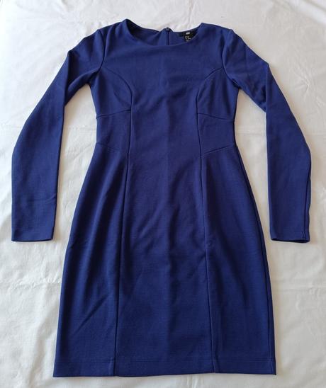 Modré šaty - h&m - xs, h&m,xs