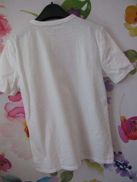 Dětské bílé bavlněné tričko gap / unisex, gap,152