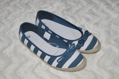 Balerinky namornicke modro bile 37, 37