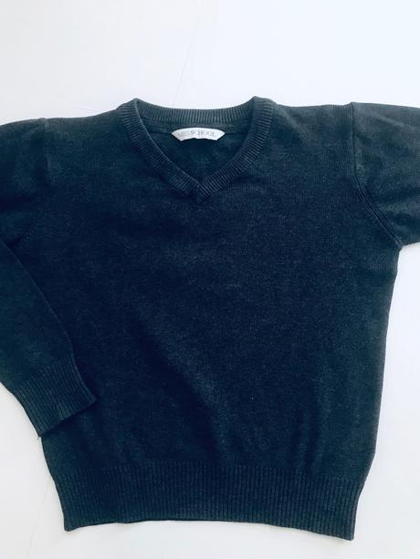 Svetr tmavě šedý - v.4/5 let, marks & spencer,110