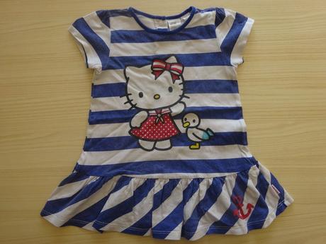 Letní šatičky s hello kitty, vel. 80, h&m,80
