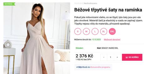 Dlouhé slavnostní šaty béžové numoco xxl 44, 44 / xxl