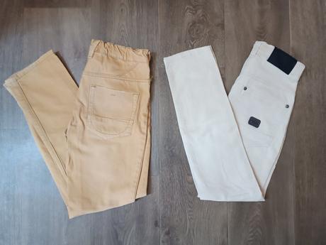 2x chlapecké kalhoty, vel. 152 (12 let), next,152