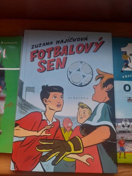 Knihy fotbal pro děti a messi,