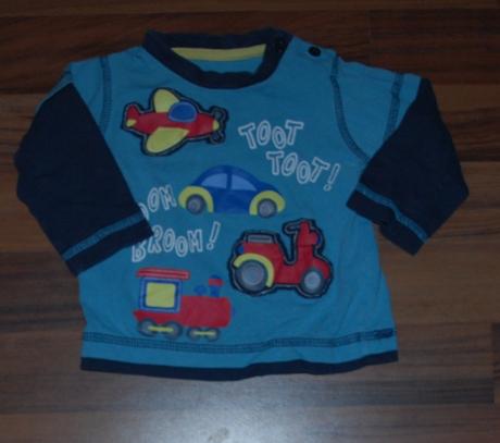 Tričko s dopr. prostredky, 68