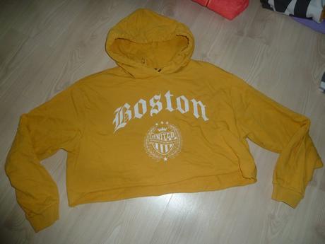 Crop top mikina, 158