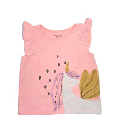Next neonové tričko s jednorožcem vel. 86, next,86