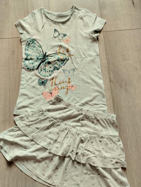 Komplet triko+sukně hm, h&m,128