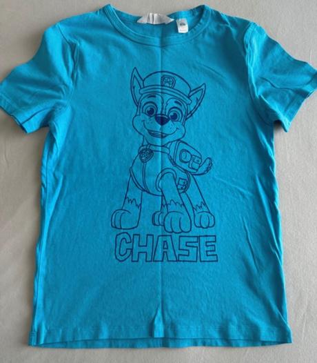 Tričko tlapková patrola, h&m,134