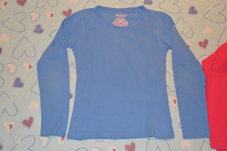 2x bavlněné tričko dl. rukáv, nátělník, okay,134