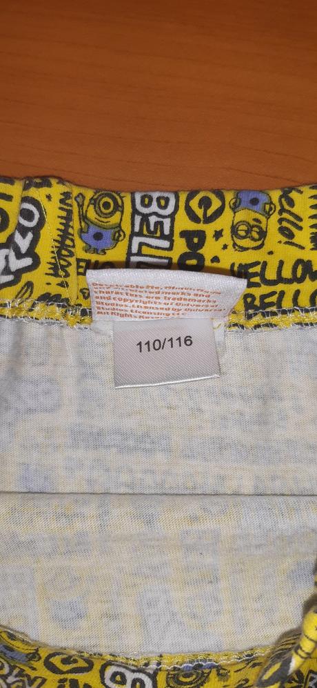 Dívčí bavlněná sukně 110/116 mimoni, 110