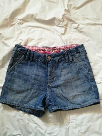 Džínové kraťasy, h&m,152
