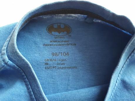 Dětské tričko se superhrdinou - batman, vel.98/104, 98