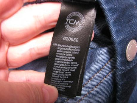 Přiléhavé strečové modré džíny essentials, tchibo,38