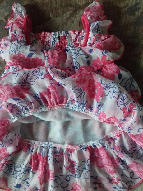 Lehounké letní šatičky 1-2roky-top stav, f&f,80