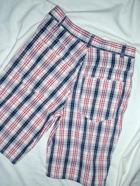 Krásné delší káro kraťasy, marks & spencer,152