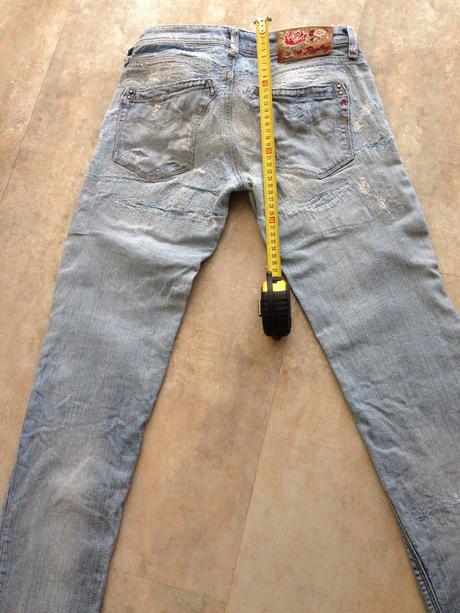Džíny replay rockxanne vel.36 na donošení, záplaty, replay,36