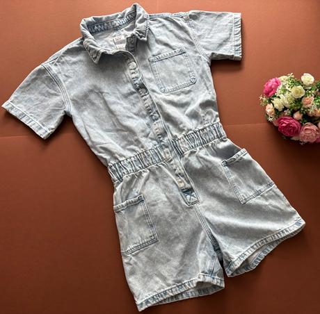 Ob/ overal džínový - v.12/13 let, denim co,158