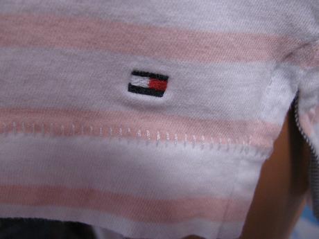Bavlněné dámské tričko t.h, tommy hilfiger,s