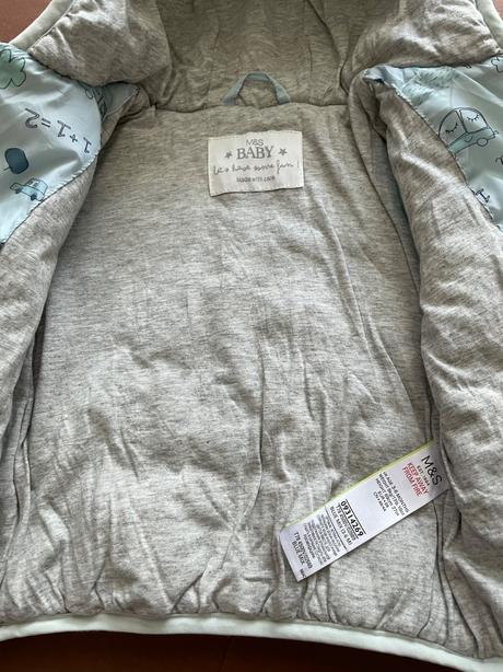 Bunda zimní - v.3/6 měs, marks & spencer,68